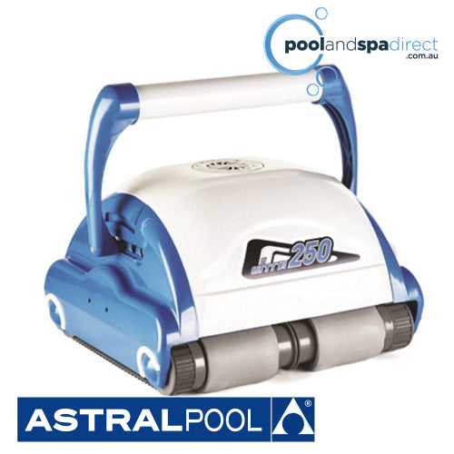 AstralPool ULTRA 250 Commercial Robotic Pool Cleaner | 23m Cable | 3 Hour Floor and Wall Cycle |  No Caddy or Remote - Suits up to 25m Pools