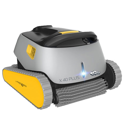 Dolphin X40 Plus Robotic Pool Cleaner with Caddy - 2 Year Warranty