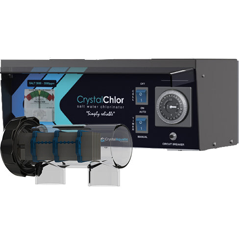 CrystalChlor (Crystal Clear) EC3000 30gram Standard Salt Chlorinator - 2 Year Warranty