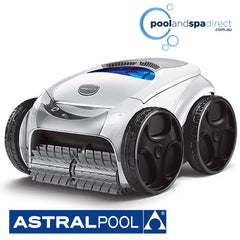 AstralPool  Viron QT1050 Robotic Pool Cleaner | 18m Cable with Swivel + Caddy + WiFi 7 Day Timer - Dual Filtration 150 & 60 Micron Filters